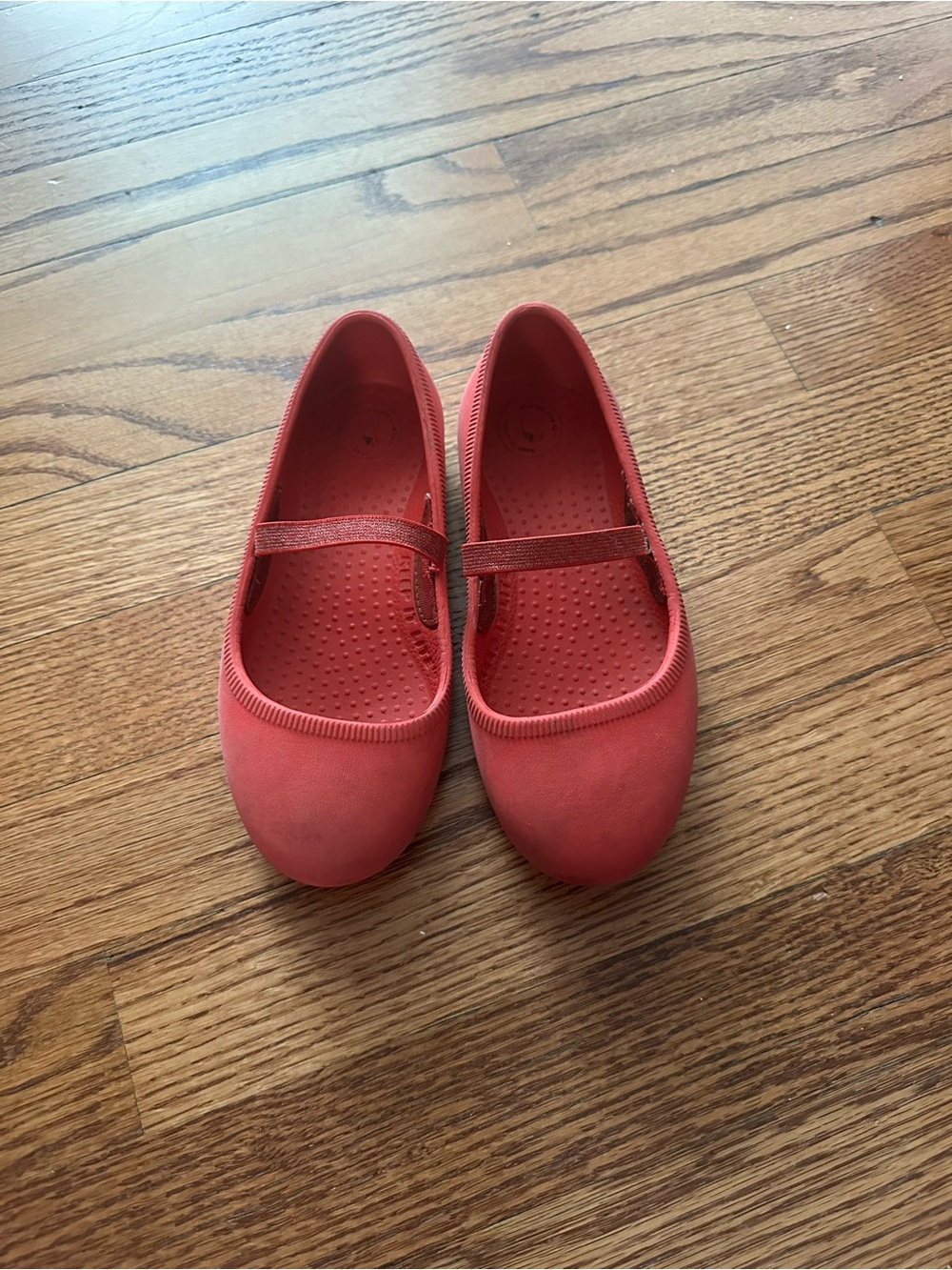 Native Shoes Kids Mary Jane Flats in Red